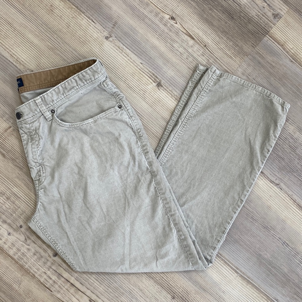 Banana Republic Factory Men's Corduroy Pants straight leg size 34/30 beige tan
